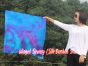 85 cm bandera de seda de adoración profética flexible para niños, Sueño Sirena