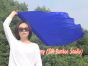 85 cm Tanzflagge Anbetungsfahne mit flexiblem Stab, blau-türkis