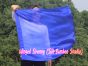 85 cm Tanzflagge Anbetungsfahne mit flexiblem Stab, blau-türkis