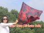 85 cm bandera de seda de adoración profética flexible para niños, Lava