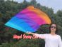 85 cm bandera de seda de adoración profética flexible para niños, Iridiscencia