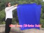 103 cm bandera de seda de adoración profética flexible, azul