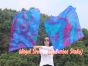 103 cm Tanzflagge Anbetungsfahne mit flexiblem Stab, Meerjungfrau-Traum