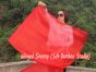 103 cm Tanzflagge Anbetungsfahne mit flexiblem Stab, rot