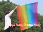 103 cm Tanzflagge Anbetungsfahne mit flexiblem Stab, Regenbogen B