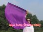 103 cm bandera de seda de adoración profética flexible, violeta