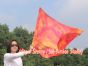 103 cm bandera de seda de adoración profética flexible, Sakura