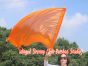 130 cm Tanzflagge Anbetungsfahne mit flexiblem Stab, orange