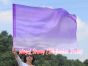 130 cm bandera de seda de adoración profética flexible, violeta degradado