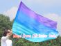 130 cm Tanzflagge Anbetungsfahne mit flexiblem Stab, Geheimnis