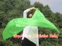 130 cm bandera de seda de adoración profética flexible, verde