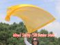 130 cm bandera de seda de adoración profética flexible, oro