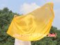 130 cm bandera de seda de adoración profética flexible, oro