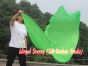 222cm Bandera con Varilla Flexible Profetica Cristiana para Danze, verde