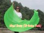 222cm Bandera con Varilla Flexible Profetica Cristiana para Danze, verde