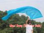 222cm Bandera con Varilla Flexible Profetica Cristiana para Danze, cyan