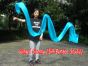 Heraldos de seda cian 4m*0.3m