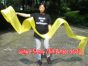 Seide streamer gelb 4m*0.3m