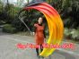 Velo poi de seda para danza del vientre Iluminación 2.3m*0.9m
