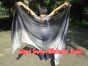 1 piece black shading 5 Mommes belly dance silk veil 