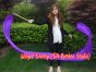 Seide streamer lila 2.5m*0.3m
