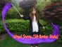 Seide streamer lila 2.5m*0.3m