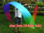 Heraldos de seda Arco iris 4m*0.3m