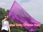 180 cm bandera de seda de adoración profética flexible, violeta