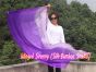 180 cm Tanzflagge Anbetungsfahne mit flexiblem Stab, farbverlauf lila