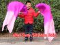 1 pair 1.1m (43") Prosperity silk fan veils for kids