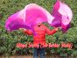 1 pair 1.1m (43") Prosperity silk fan veils for kids