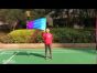 1pc 81cm (32") spinning silk flag poi for Worship & Praise, Rainbow+