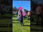 pink fading fans dance by Fiona