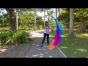 180cm silk veil poi dance