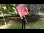 Seda Poi bandera de adoración 103 cm * 88 cm, Cobre