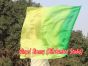 Seda Poi bandera de adoración 103 cm * 88 cm, Esmeralda