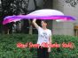 Seidenschleier-poi für bauchtanz weiß-rosa-lila 2.3m*0.9m