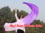1 Piece purple fading 2.3m (90") dance silk veil poi
