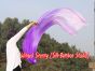1 Piece purple fading 2.3m (90") dance silk veil poi