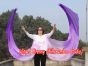 1 Piece purple fading 2.3m (90") dance silk veil poi
