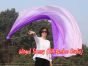 1 Piece long side purple fading 2.3m (90") dance silk veil poi