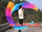 1 Piece Iridescence 1.8m (71") dance silk veil poi