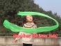Seide streamer grün 180 cm
