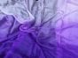 Tela de seda 100% violeta degradado