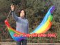 1 Piece Rainbow 1.8m (70") dance silk veil poi