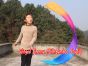 1 piece Iridescence 180 cm (71") silk streamer