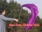 Velo poi de seda para danza del vientre violeta 1.35m*0.6m