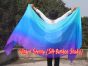 1 piece turquoise-blue-purple 5 Mommes colorful belly dance silk veil 