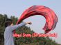 1 Piece Lava 1.8m (70") dance silk veil poi