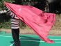 bordeaux 5 Mommes 2.7m*1.4m (3 yds x 55") belly dance silk veil 